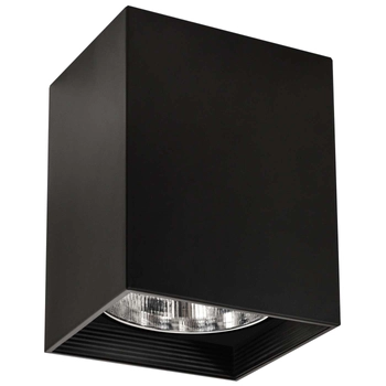 LAMPA sufitowa JUPITER K11 307798 Polux metalowa OPRAWA kwadratowy downlight czarny