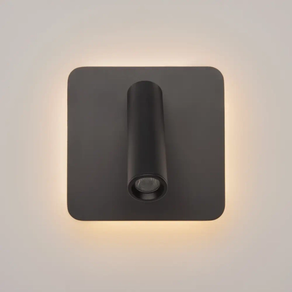 Kinkiet lampa ścienna Los 176 C175-WL-01-6W-B LED 9W 3000K czarna
