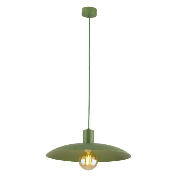Lampa wisząca nad stołem Astra 10713 żarówka na kablu zielony