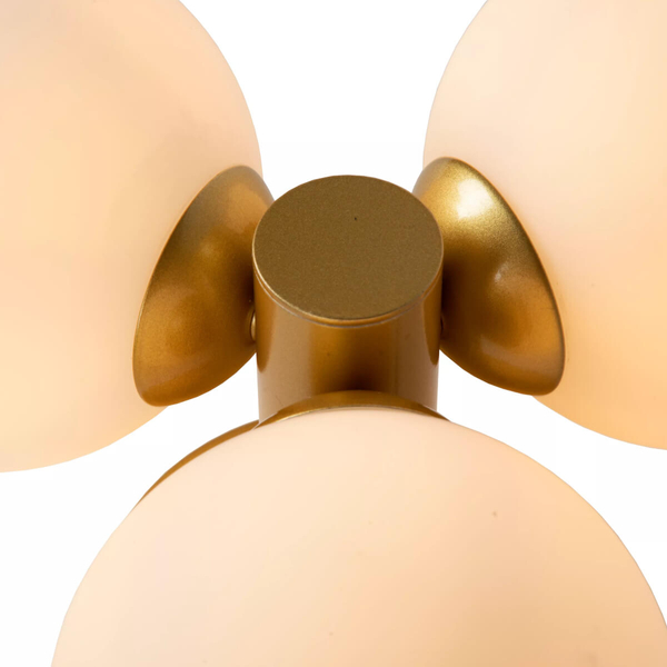 Sufitowa lampa modernistyczna Trudy złota szklane kule
