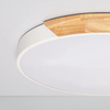 Salonowy plafon Lagio ABR-PLOL-B-40W LED 36W 3000-5700K biały drewniany