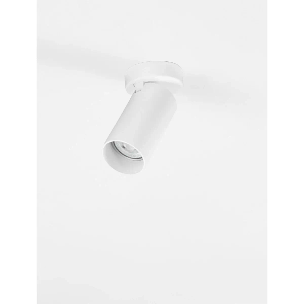 Sufitowa lampa do jadalni CORENZO LE45648 regulowana tuba biała