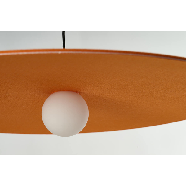 Okrągła lampa wisząca FREYA AZ5906 LED 7W 3000K filcowa pomarańczowy