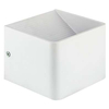 Kinkiet LAMPA ścienna RACA LED 5W 4000K 00023 Ideus przyścienna OPRAWA metalowa kostka cube biała