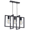 Loftowa LAMPA wisząca EDEN 32235 Sigma metalowa OPRAWA zwis do salonu czarny