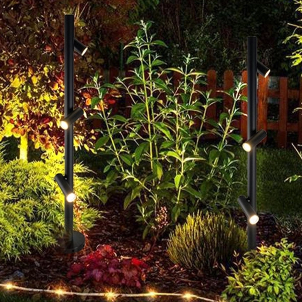 Ogrodowa lampa stojąca Gosen 9909 Shilo reflektorowa IP54 antracyt