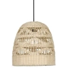 Lampa wisząca boho REYNOSA LE42948 do jadalni beżowa czarna
