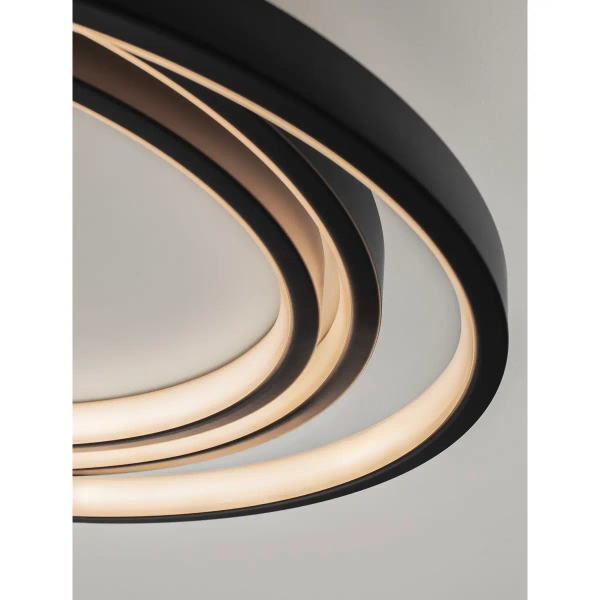 Sufitowa lampa TELVIRA LE45501 LED 27W 3000K do sypialni czarny