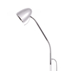 Stojąca lampa salonowa Kajtek K-MT-201 na podłogę srebrna