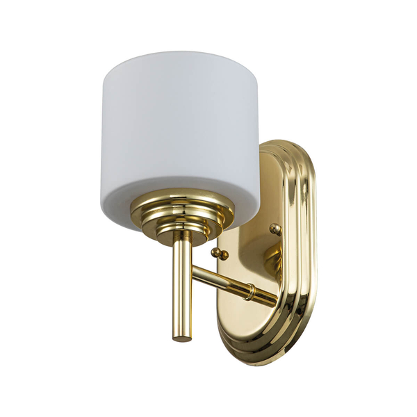 Ścienna lampa Malibu FE-MALIBU1-BATH-PB Feiss IP44 polerowany mosiądz