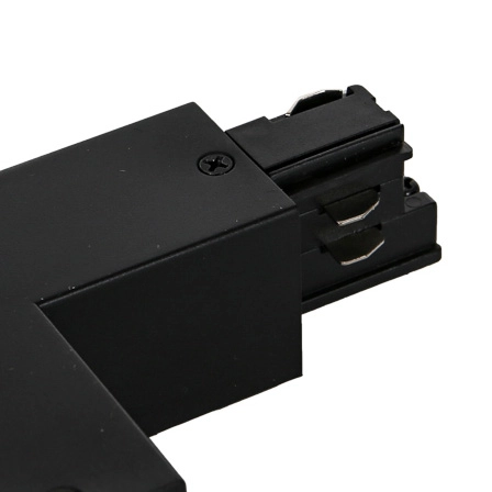 T-ŁĄCZNIK szynoprzewodu uziemienie zewnętrzne HT4-J03-I/BK Italux do 3-fazowej szyny natynkowej 230V czarny