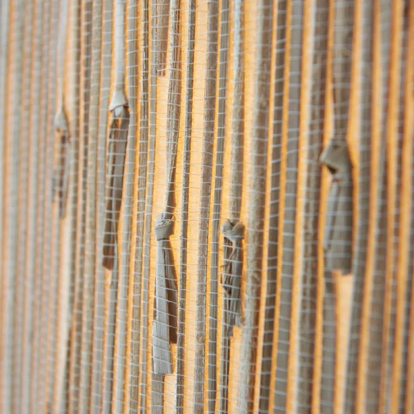 Wisząca lampa drewniana Longshore 101692 beżowy czarny