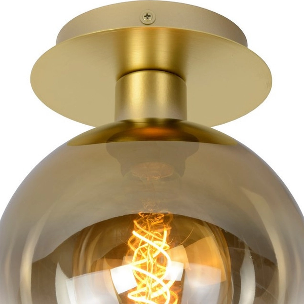 LAMPA sufitowa MARIUS 74114/01/02 Lucide loftowa OPRAWA plafoniera szklana kula złota