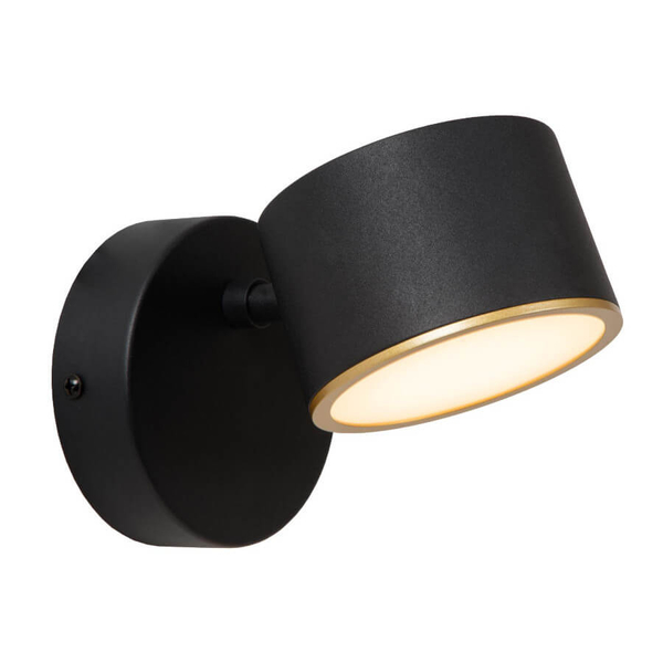 Ścienna lampa metalowa GIAN 44217/08/30 LED 9W 2700K czarna złota