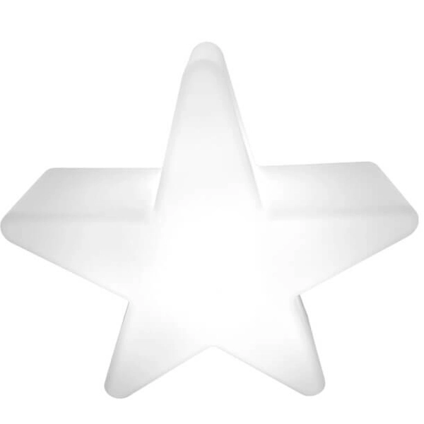 Dekoracyjna lampa stojąca Star ES-CR014 Step LED 5W RGBW IP65 gwiazda biała