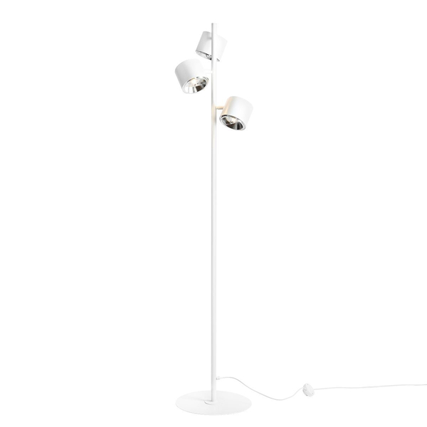 Stojąca lampa podłogowa Bot 1046A nowoczesne reflektorki metalowe białe