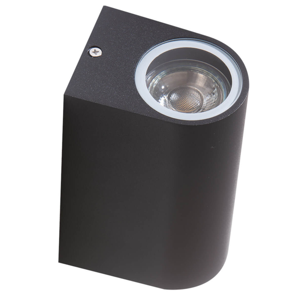 Nowoczesny kinkiet zewnętrzny Rimini AZ4266 IP54 czarna lampa ścienna