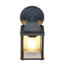 Elewacyjna lampa ścienna MIRANDE 262260142 metalowa szklana IP23 antracyt