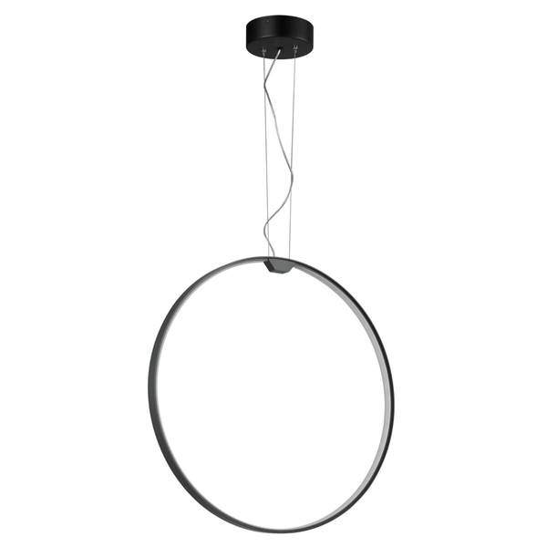 Wisząca lampa koło Acirculo ST-10453P/D600A black Step LED 72W 3000K czarna