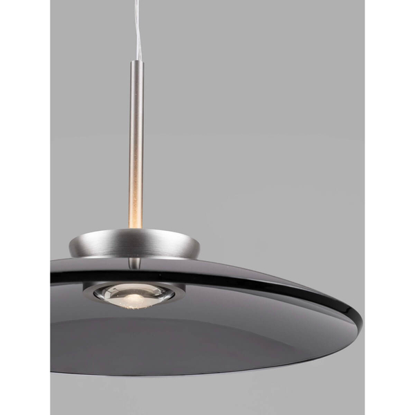 Lampa wisząca do kuchni HUANUCO LE44838 LED 21W 3000K talerz czarna szara