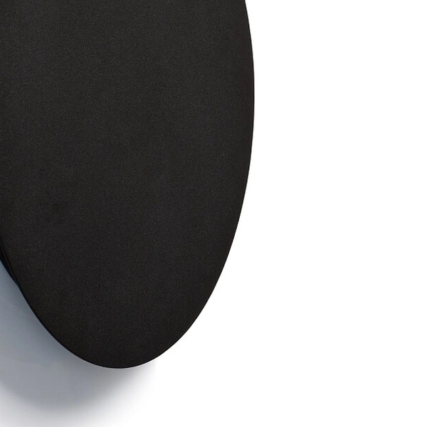 Czarny kinkiet minimalistyczny Ring 7636 LED 12W 3000K salonowy