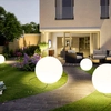 Kulista lampa ogrodowa Ball ES-B050 okrągła z wtyczką IP65 biała