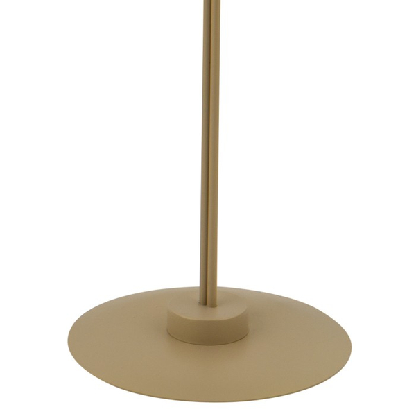 Salonowa lampa stojąca VELVET metalowa podłogowa złota biała