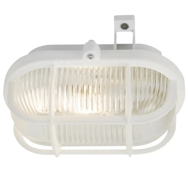 Naścienna lampa na taras Skotlampe 17051001 IP44 biała