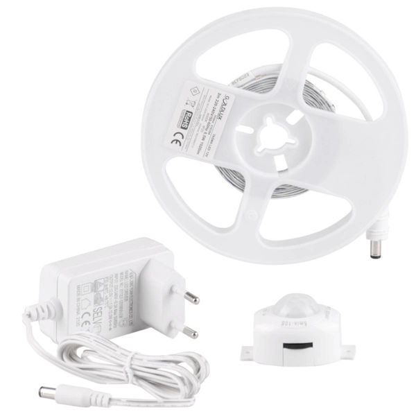 Taśma LED 316394 8,5W 4000K 2m z czujnikiem ruchu i zmierzchu biała