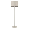 Podłogowa lampa tkaninowa CEDRO 11667 z wtyczką beżowa