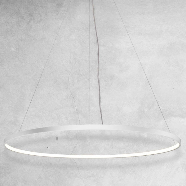 Nowoczesna lampa wisząca Agari LED 38W 3000K do pokoju biała