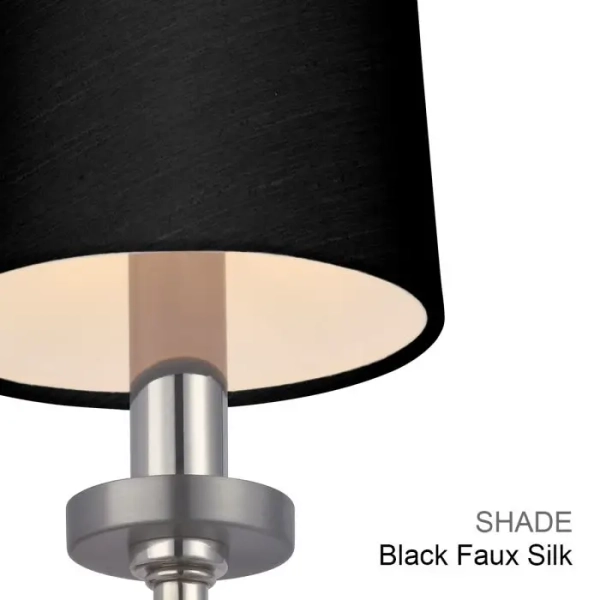 Ścienny kinkiet Felixstowe QN-FELIXSTOWE1-A IP44 czarny chrom