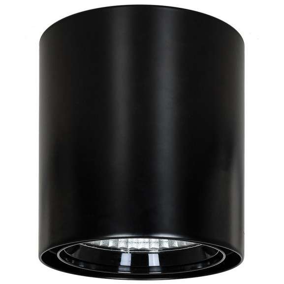 Downlight LAMPA sufitowa LUNA WG-706R/BK-WW/70 Italux metalowa OPRAWA spot LED 40W 3000K tuba czarna