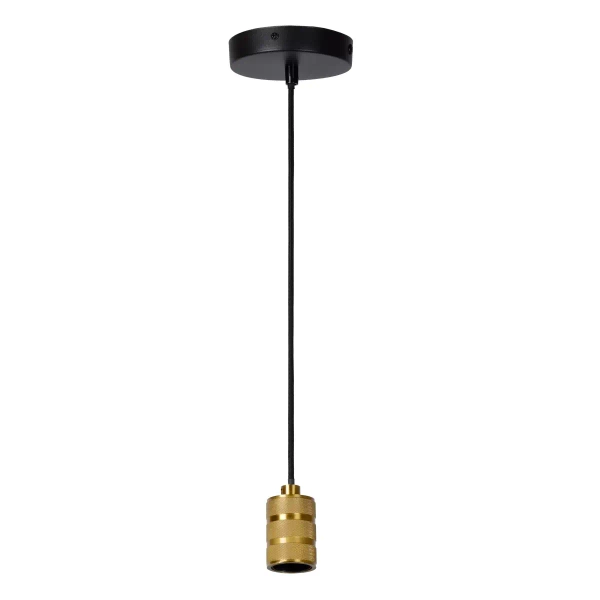Wisząca lampa metalowa Jova 08426/01/02 Lucide loftowa złota czarna