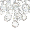 Plafon LAMPA sufitowa VEN P-E 1437/6-50 okrągła OPRAWA z kryształkami glamour crystal chrom przezroczysta almonte