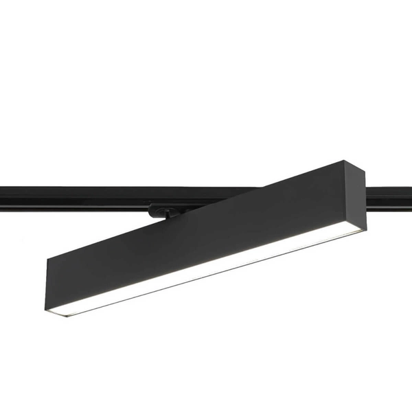 Lampa sufitowa MOON LP-559/4 R-1F BK Light Prestige LED 12W 4000K prostokątna oprawa do 1-fazowego systemu szynowego czarna