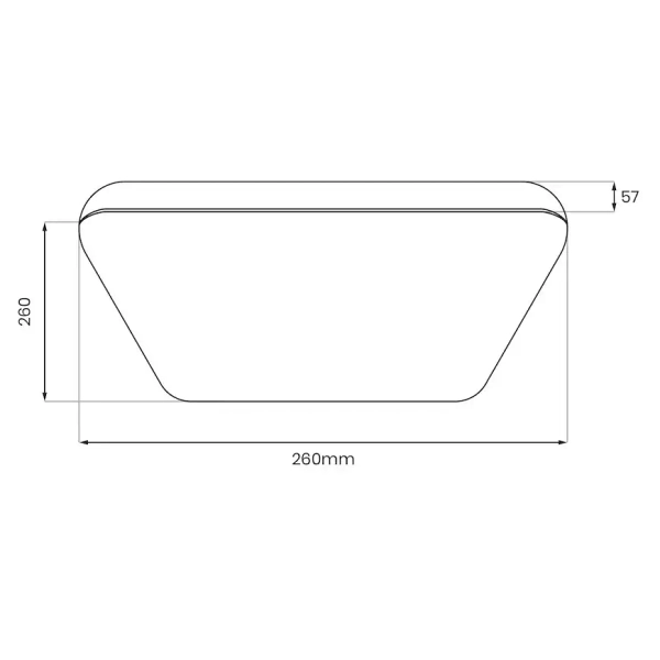Ledowy plafon sufitowy Nemo ML1835 LED 11W 4000K kwadratowy czarny