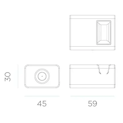 Solarny stolik z donicą Tarida MOBTDT30PLNW IP43 biały