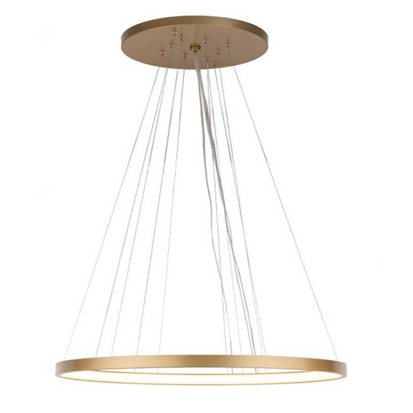 Pierścieniowa lampa wisząca Agari 5334  Shilo LED 51W 3000K ring złoty