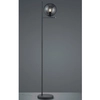 Stojąca LAMPA podłogowa NYXIS DL142402000 Trio modernistyczna OPRAWA szklana kula grafitowa przydymiona