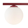 Lampa ścienna kulista Zac 1038C15_2 Aldex szklana biała czerwona
