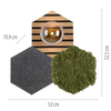 Plafon do kuchni Green 15199-70 Just Light bańka zielony drewniany szary OUTLET