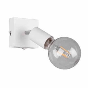 Kinkiet LAMPA ścienna VANNES  R80181731 RL Light regulowana OPRAWA metalowy reflektorek loftowy biały mat