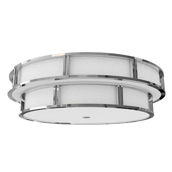 Nowoczesny plafon okrągły Piano PL Cromo 80 OR85747 chrom