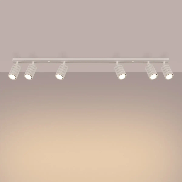 Wielopunktowa lampa sufitowa KARBON SL.1604 regulowana beżowa