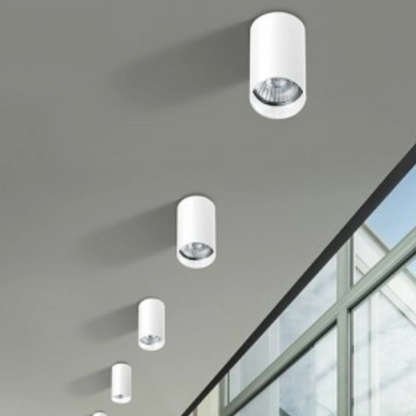 Downlight natynkowy AZ1707 MINI ROUND Azzardo tuba do przedpokoju srebrny