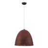 Papierowa wisząca lampa TALVORA LE45313 do salonu czerwona