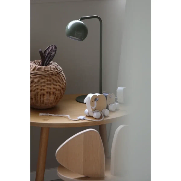 Regulowana lampa na stół Pop 109034 kula lakierowana zielony