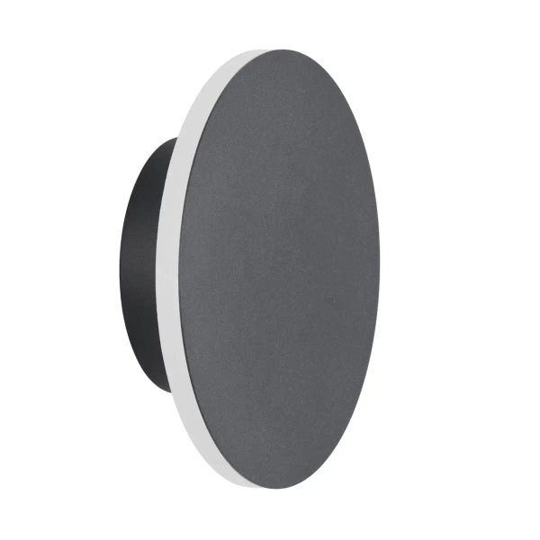 Kinkiet ścienny minimalistyczny NYX ST-8293W/15 czarny metalowy LED 7W 3000K 15cm do holu