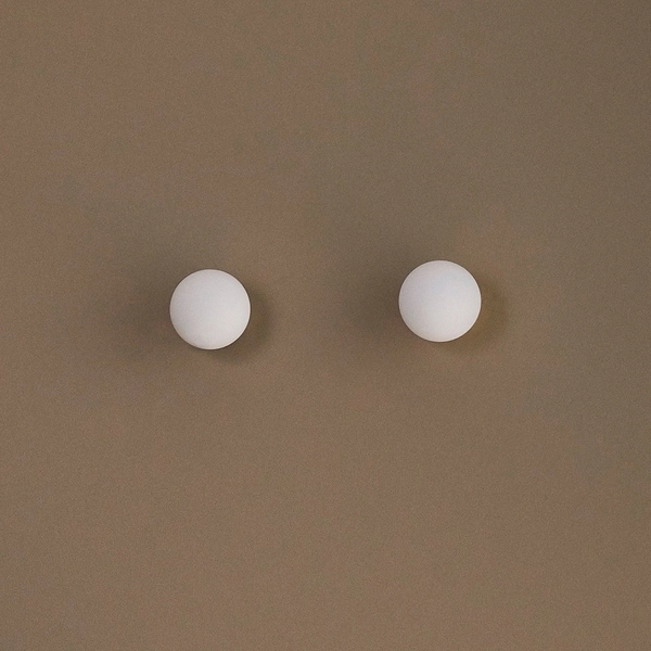 Loftowa LAMPA ścienna ASTRA 20774103 Kaspa szklana OPRAWA kinkiet kula chrom biała